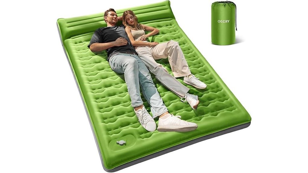 extra thick camping sleeping pad