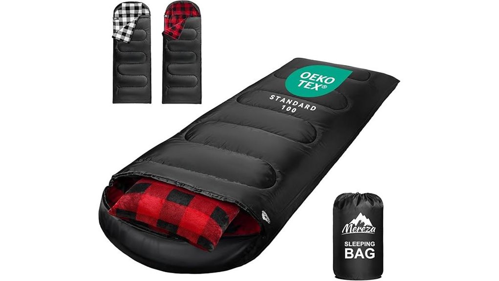flannel xl sleeping bag
