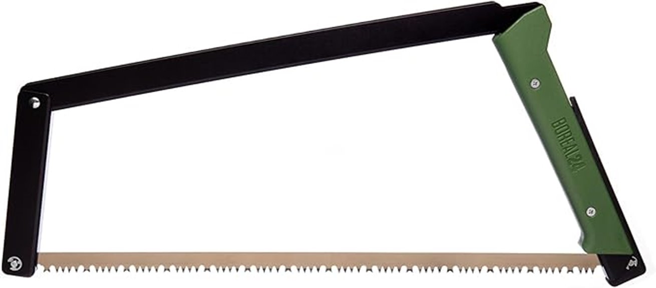 folding saw with blade