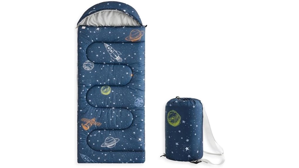 galaxy themed toddler sleeping bag