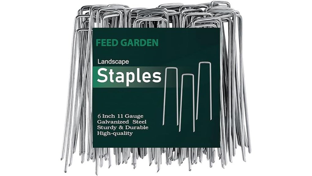 galvanized landscape staples pack