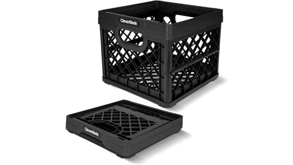 heavy duty folding crate