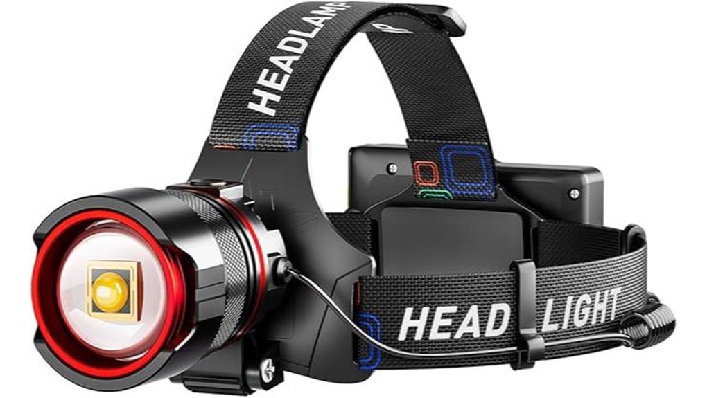 high brightness motion sensing headlamp
