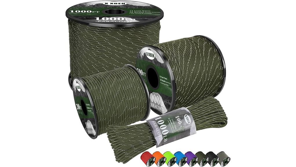 high strength tactical paracord