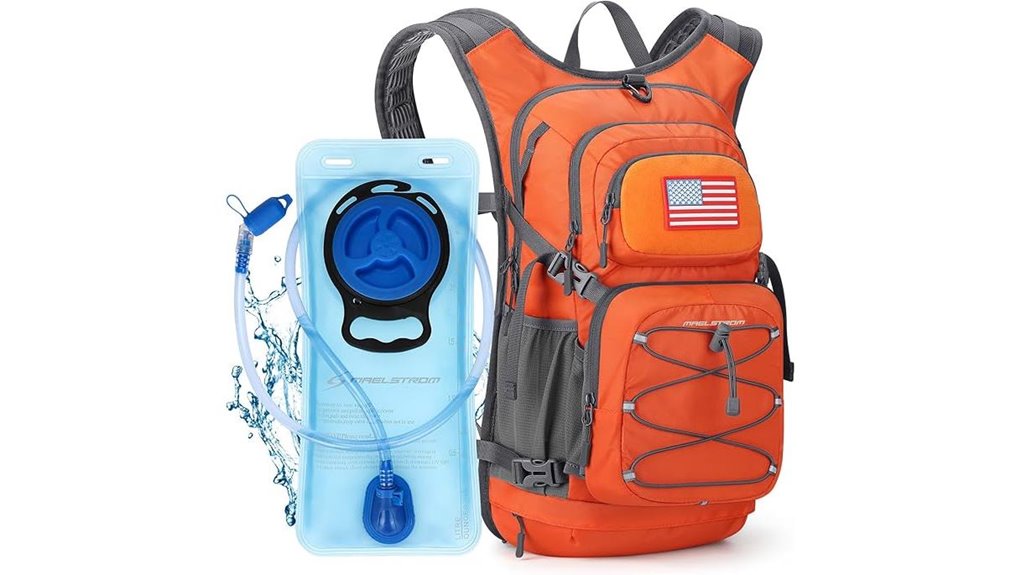 hydration backpack with bladder
