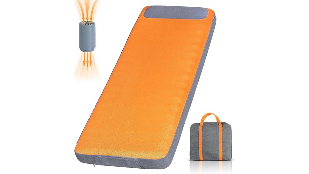 inflatable camping sleeping pad