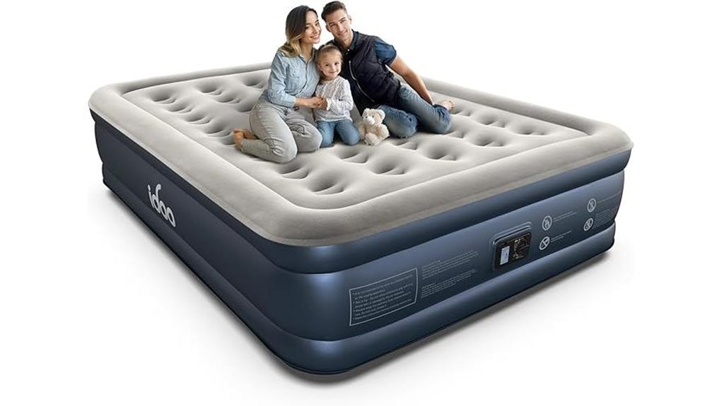 inflatable mattress with pump