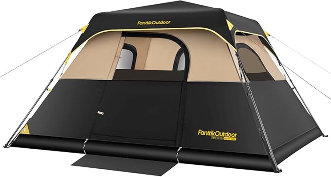 instant setup family tent