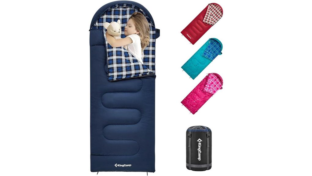 kids sleeping bag 45 f
