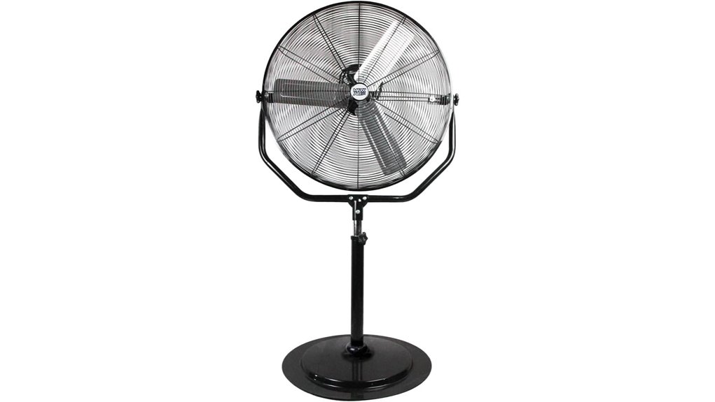 large adjustable pedestal fan