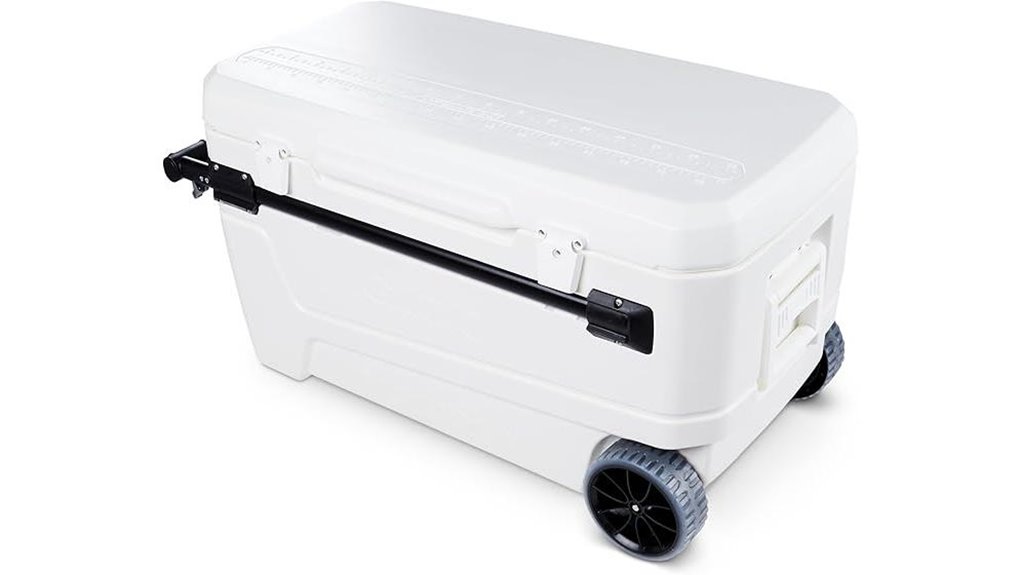 large insulated wheeled cooler