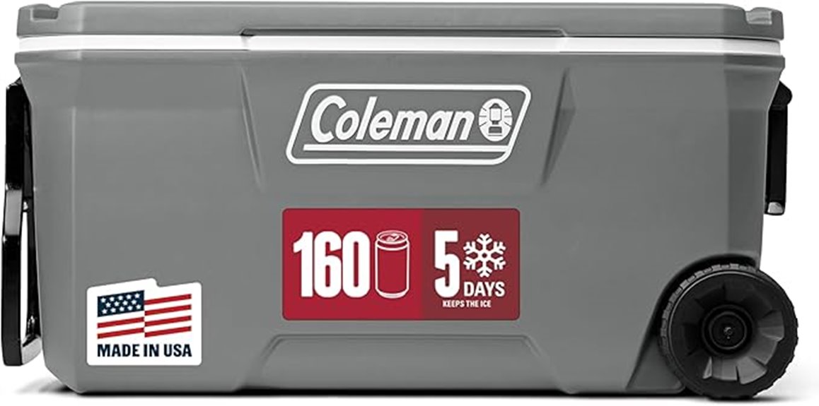 large portable wheeled cooler