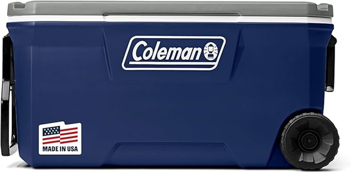 large wheeled insulated cooler