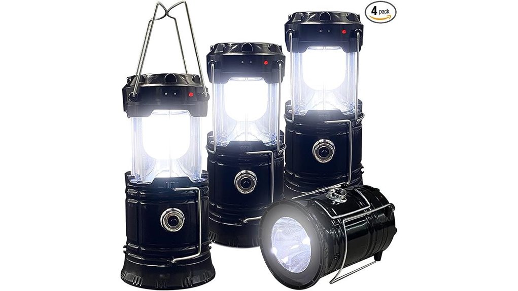 led camping lantern set