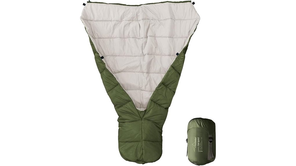lightweight camping quilt option
