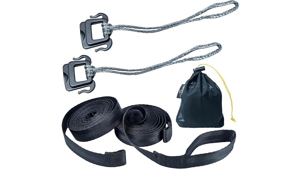 lightweight hammock hanging setup