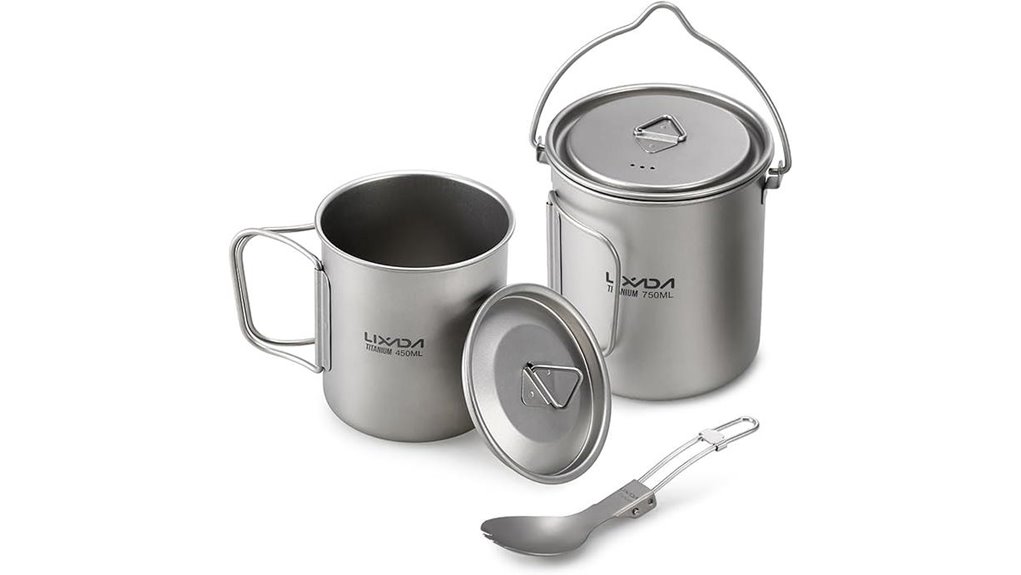 lightweight outdoor cooking set