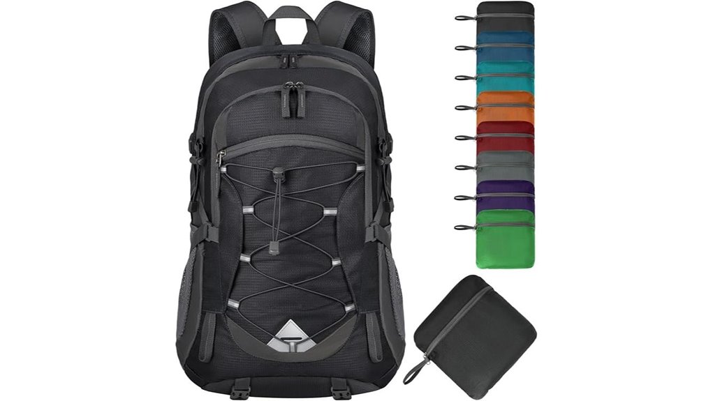 lightweight packable camping backpack