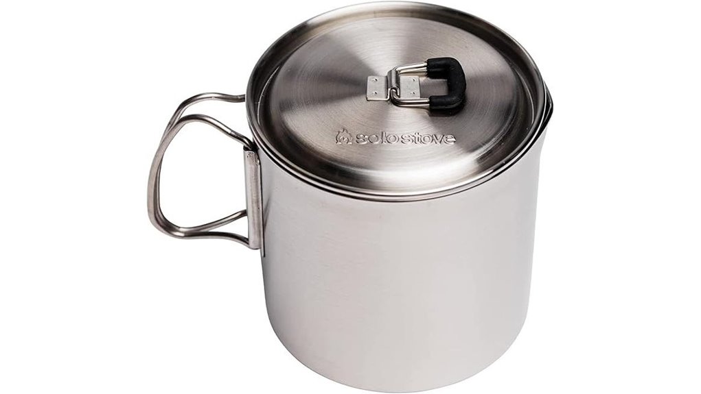 lightweight stainless steel pot