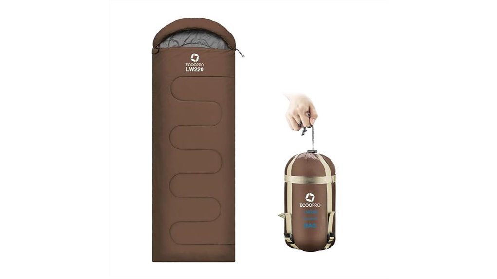 lightweight waterproof sleeping bag