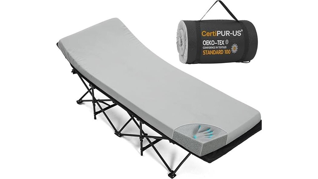 memory foam camping topper