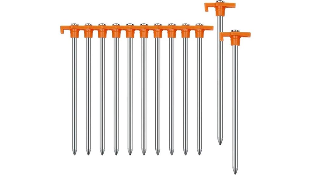 metal tent stakes pack