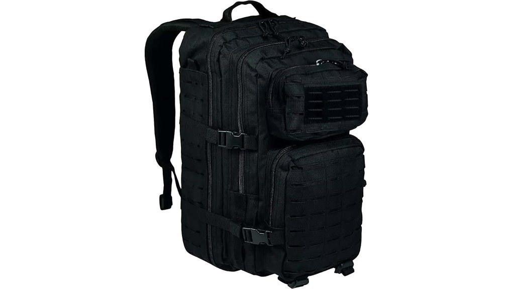 molle tactical backpack black