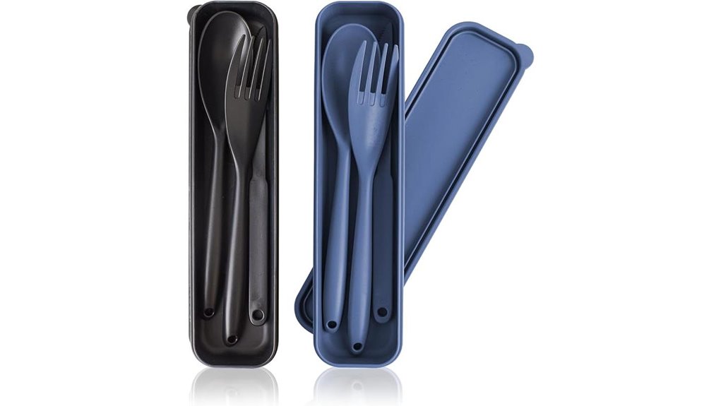 multi color utensil kit