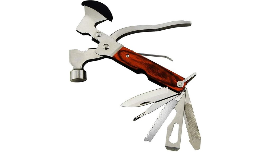 multi functional camping toolset