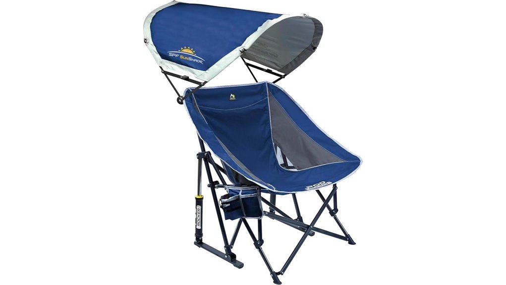 outdoor rocking chair canopy