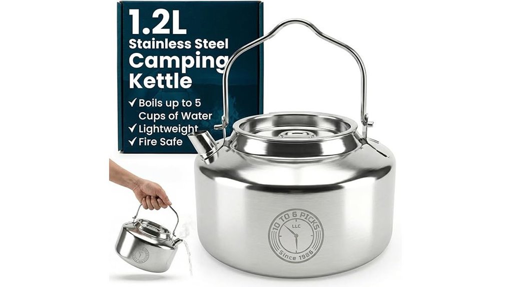 outdoor stainless steel kettle