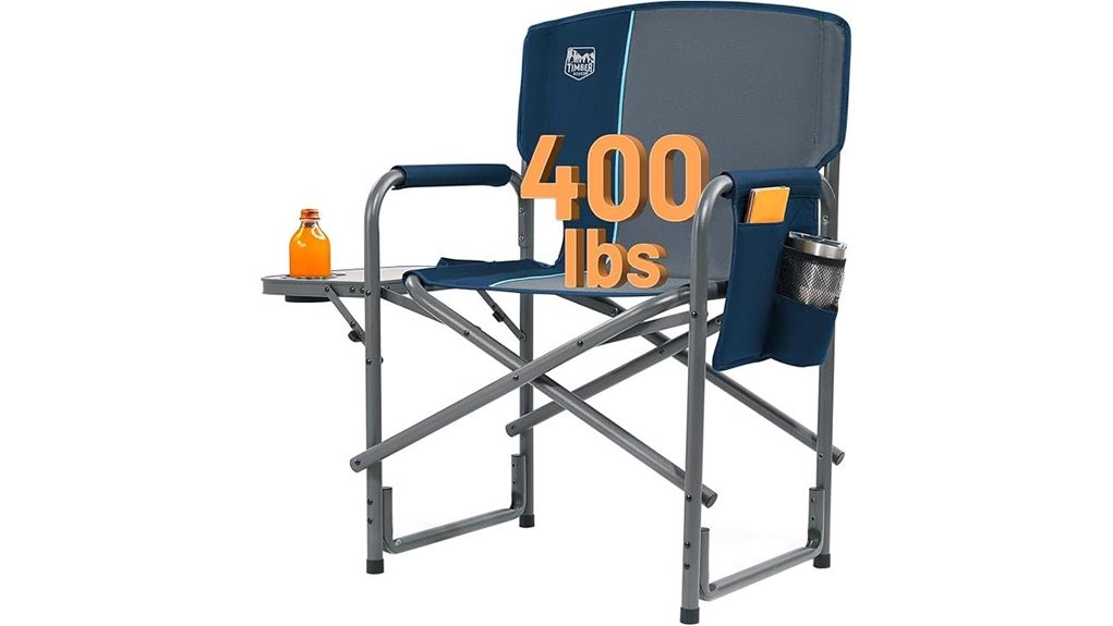 oversized camping chair features
