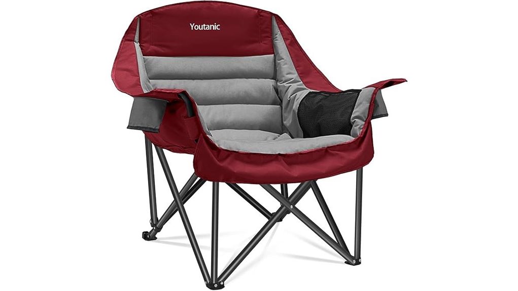 oversized camping chair features