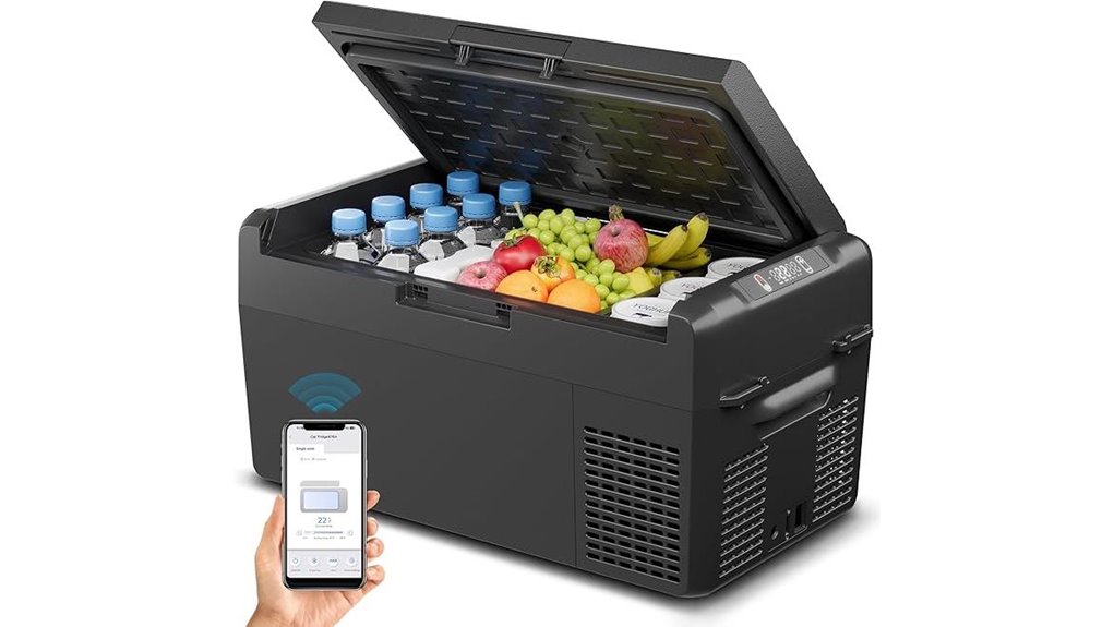 portable 12v freezer cooler