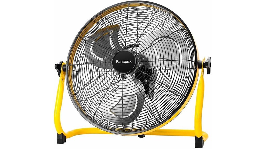 portable battery operated floor fan