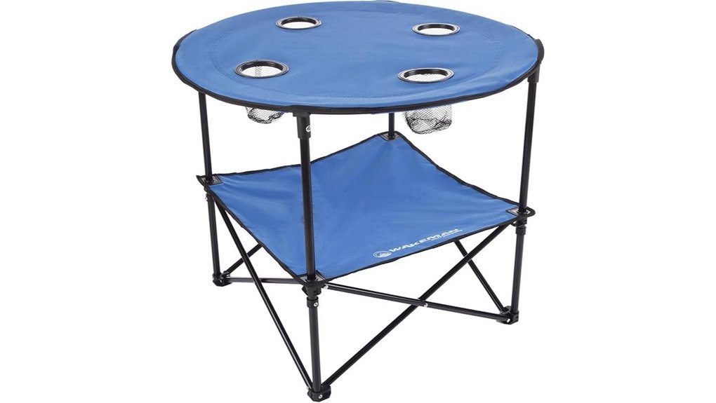 portable camping table features