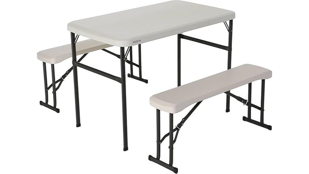 portable camping table set
