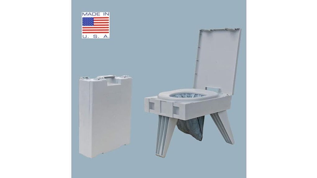 portable camping toilet kit