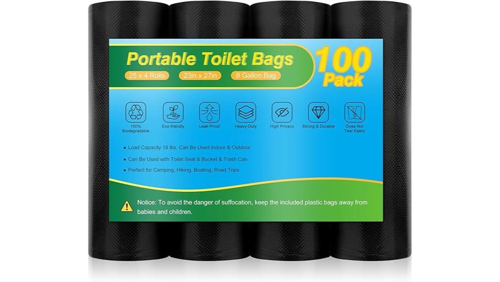 portable camping toilet solution