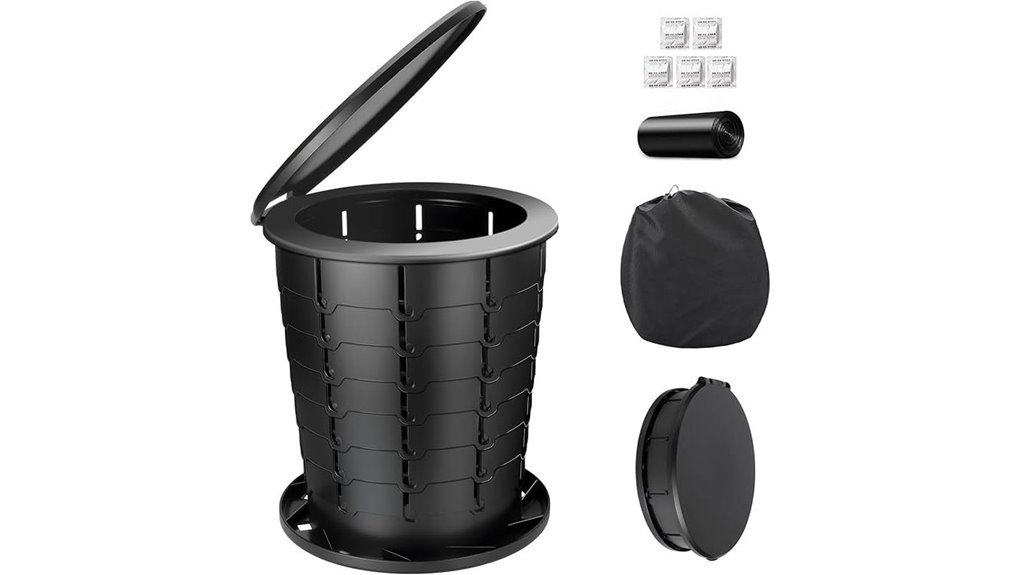 portable camping toilet solution