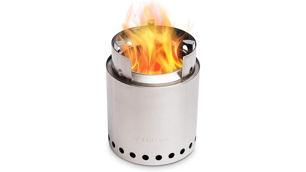 portable camping wood stove