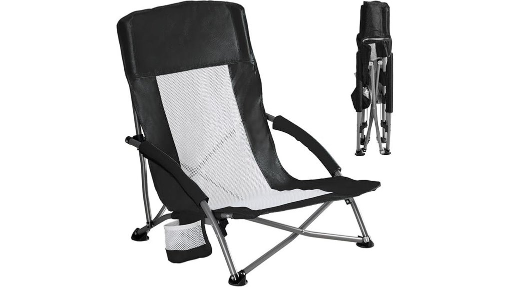 portable chair with storage