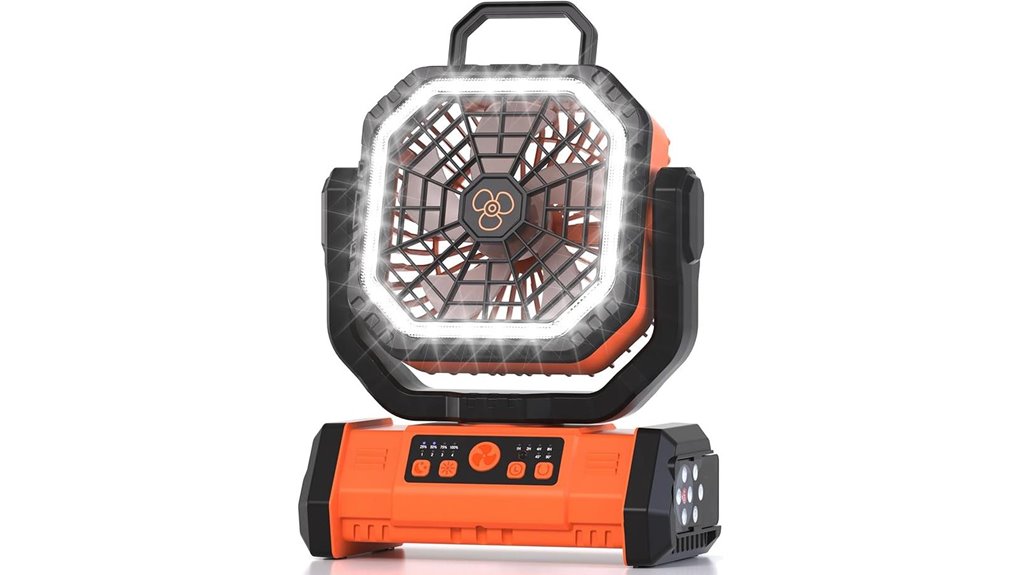 portable fan with remote