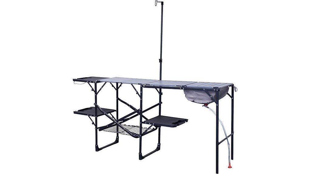 portable folding kitchen table