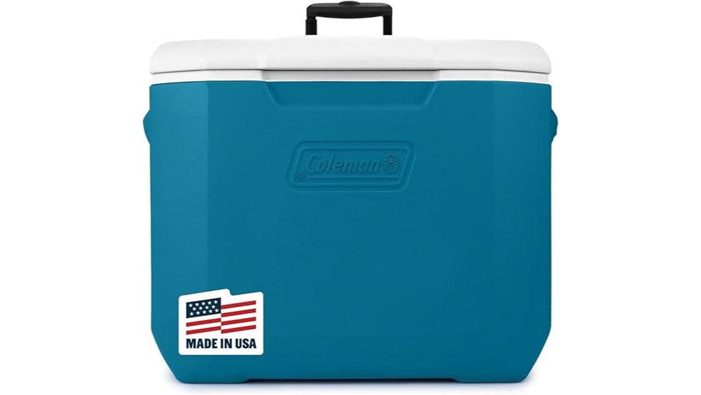 portable ice retention cooler