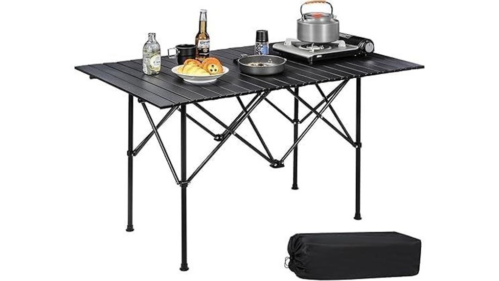 portable outdoor camping table