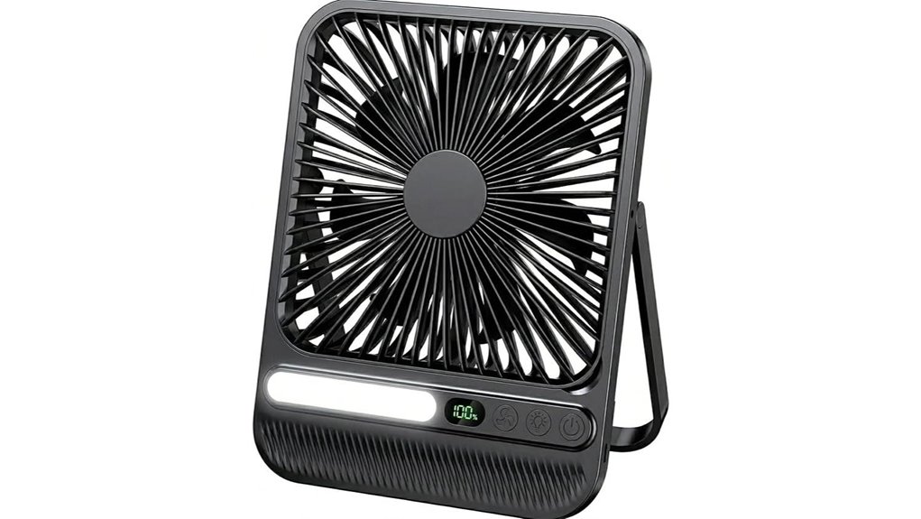 portable rechargeable travel fan
