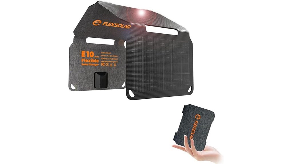 portable solar charger device