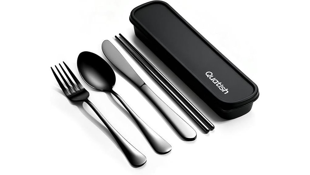 portable stainless steel utensils