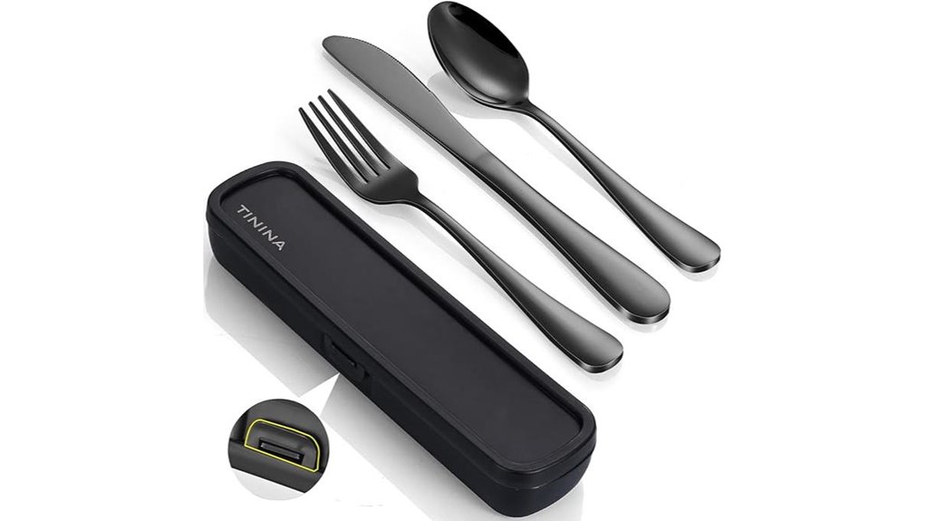 portable stainless steel utensils